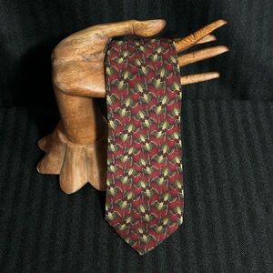 🦇The Nature Conservancy silk tie Fruit Bat RARE